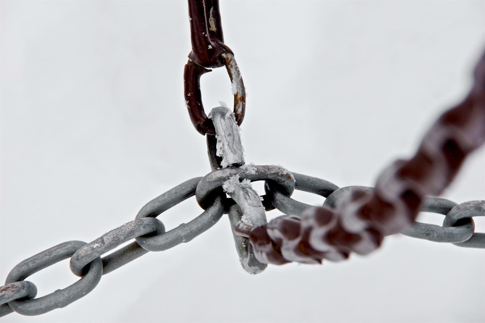 Photo by Bryson Hammer selective focus photograph of gray metal chains